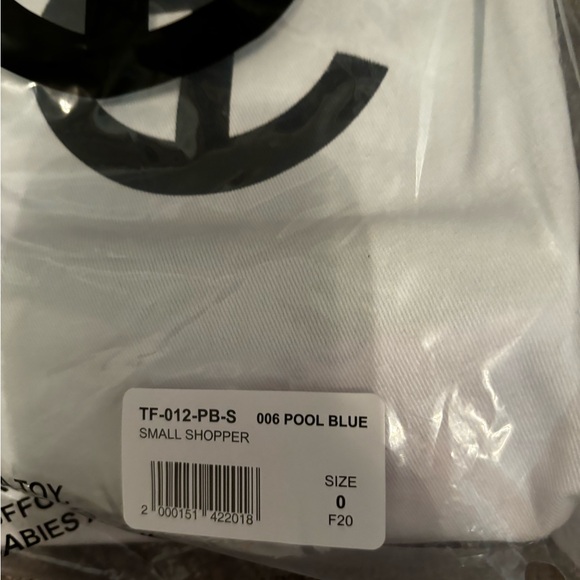 Telfar small pool blue shopper tote - Picture 2 of 2